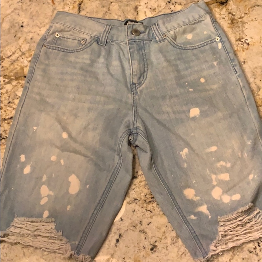 Denim shorts